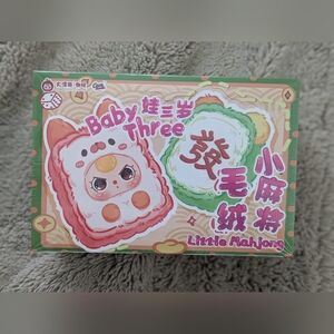 FULL CASE SEALED Baby Three Mahjong Plush doll Blind Boxes-9  Boxes Inside